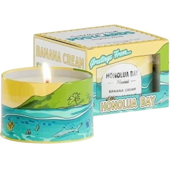 Brand New Hawaii Postcards Scented Destination "Honolula Bay" Candle - Picture 1 of 4